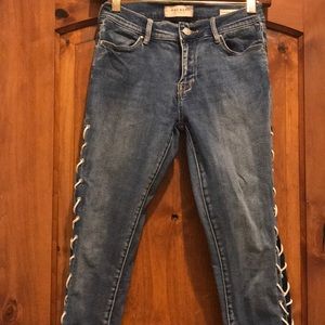 Pacsun Lace Side Leg Denim Skinny Jeans